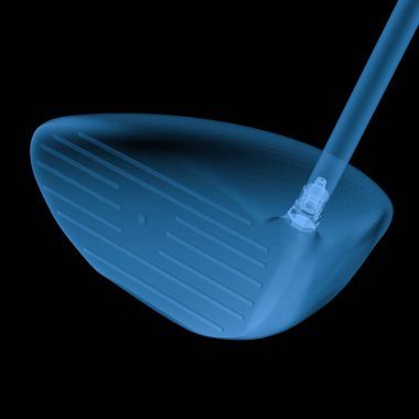x ışını golf club siyah izole