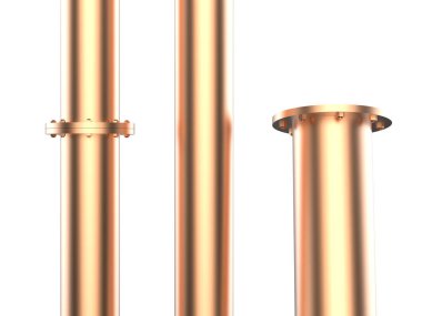 ortak ile bakır boru