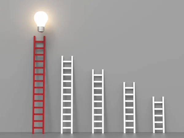 Ladder to success concept — Stock Photo, Image