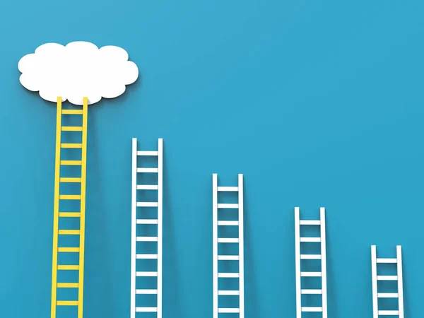 Ladder van het succesconcept — Stockfoto