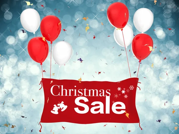 Christmas sale banner — Stock Photo, Image