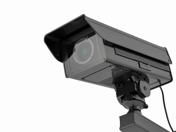 CCTV kamera vagy a biztonsági kamera elszigetelt fehér — Stock Fotó