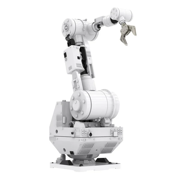 Beyaz robot kol — Stok fotoğraf