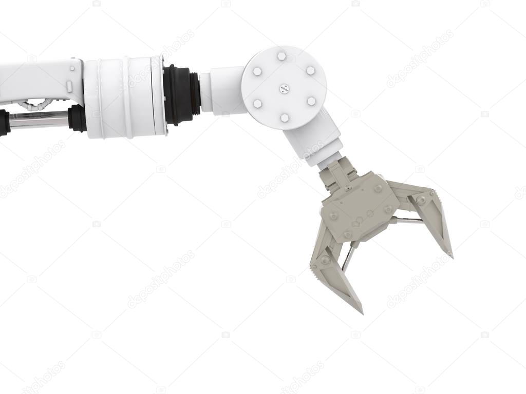 white robotic arm