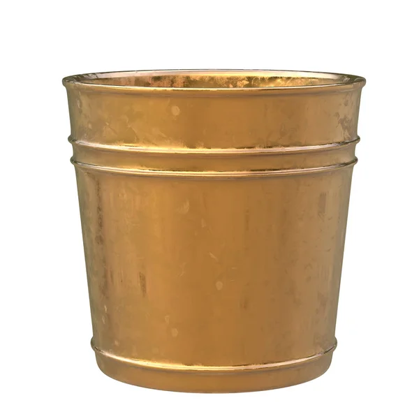 Empty pot isolated on white — Stock Photo, Image