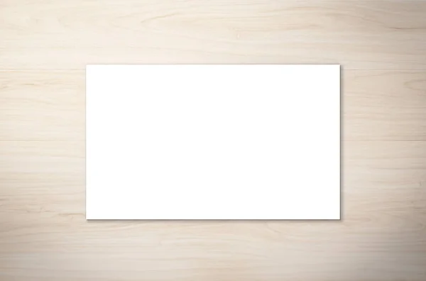 Λευκό κενό όνομα κάρτα — Φωτογραφία Αρχείου