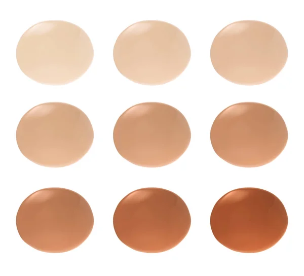 Shades of foundation — Stock Photo, Image