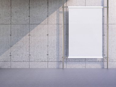 Boş beyaz dikey Pano