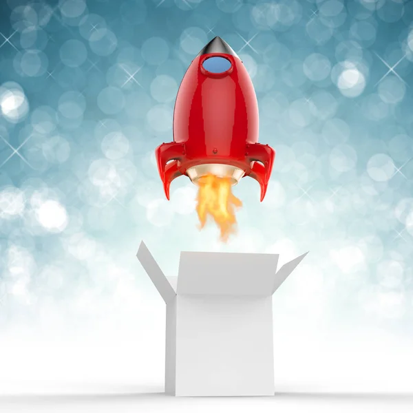 Space-Shuttle-Start — Stockfoto