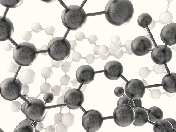 Koneksi struktur molekul — Stok Foto