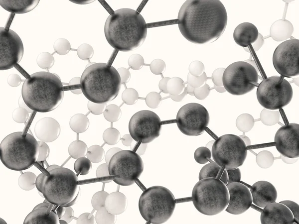 Conexión de la estructura molecular — Foto de Stock