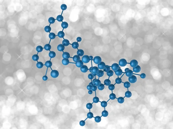 Conexión de la estructura molecular — Foto de Stock