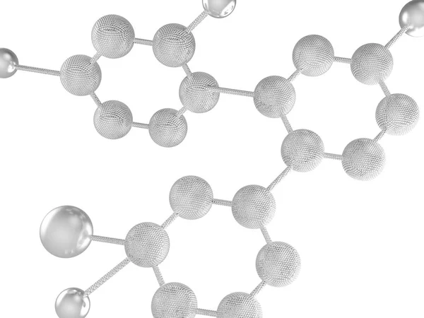 Соединение молекулярной структуры — стоковое фото