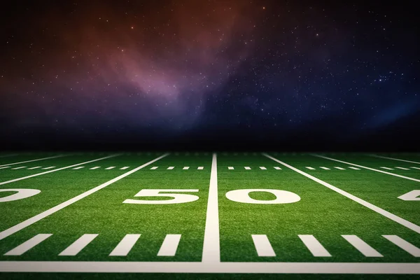 American football field Royalty Free Stock Images