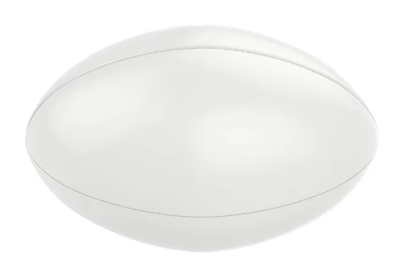 Bola de rugby branco — Fotografia de Stock