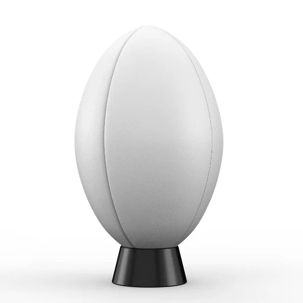 Kula biały Rugby — Zdjęcie stockowe