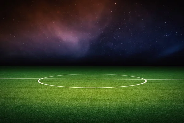 Empty soccer field — Stock Photo, Image