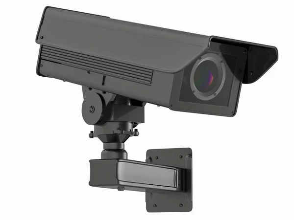 Cámara cctv o cámara de seguridad aislada en blanco — Foto de Stock