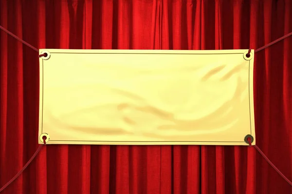 gold vinyl banner