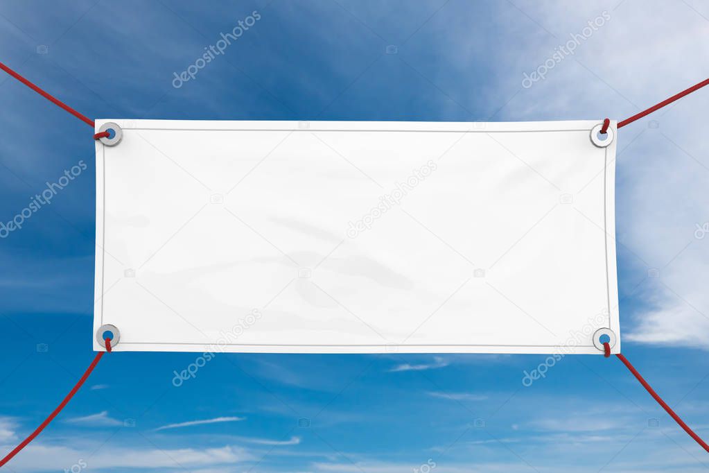blank vinyl banner