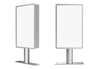 Dikey billboard izole 