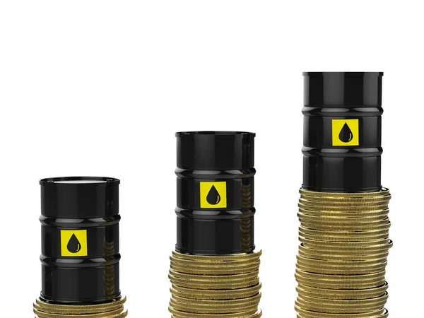 石油価格の上昇の概念 — ストック写真