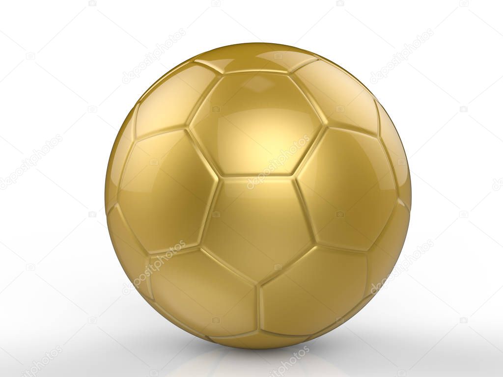 golden soccer ball 