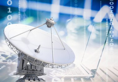 satellietschotel voor communicatie