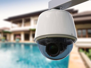3D işleme güvenlik kamerası veya cctv kamera