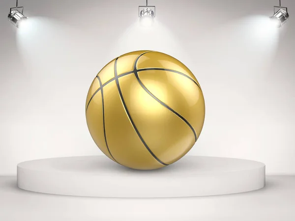 Basket Guldbollen — Stockfoto
