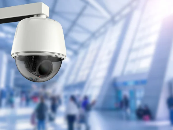 3D renderizado cámara de seguridad o cámara cctv — Foto de Stock