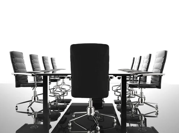 Konferens bord och office stolar — Stockfoto