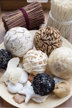 Spa dekorasyon öğeleri