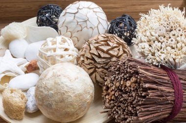 Spa dekorasyon öğeleri