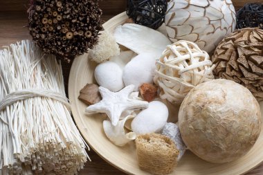 Spa dekorasyon öğeleri