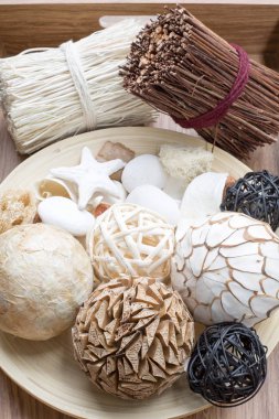 Spa dekorasyon öğeleri