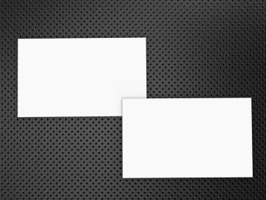 ön ve arka ad kartları boş