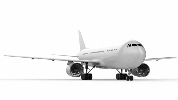 Weiße Attrappe Flugzeug — Stockfoto