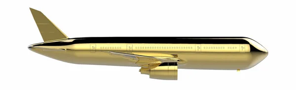 Uçak kadar altın sahte — Stok fotoğraf