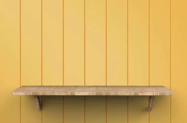 Houten plank op houten achtergrond — Stockfoto