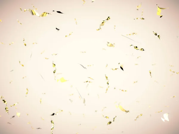 Altın konfeti patlama — Stok fotoğraf