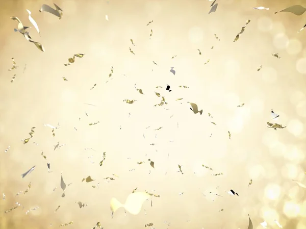 Конфетті Золотий вибух — стокове фото