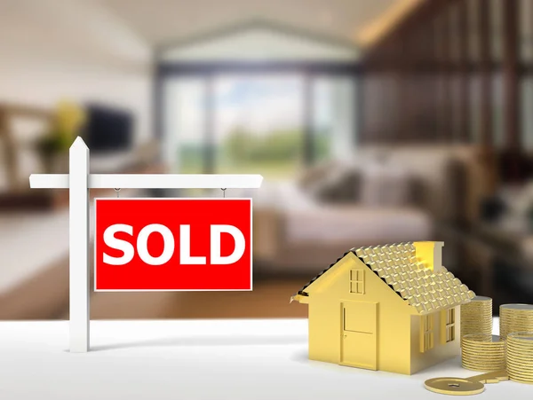 sold house sign