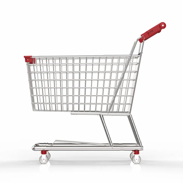 Empty shopping cart — Stock Photo, Image