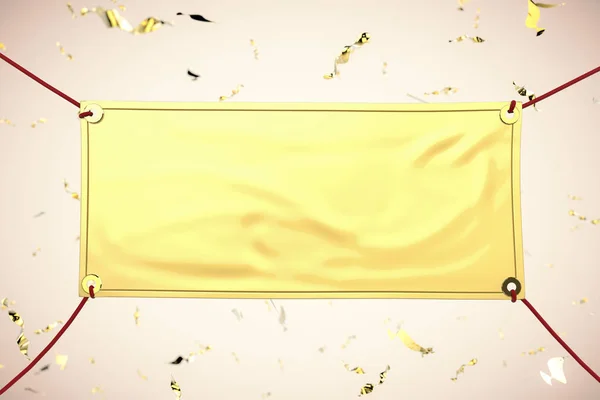 Банер золото вінілові — стокове фото