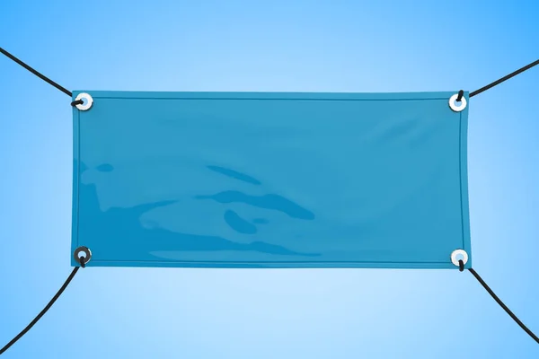 blue vinyl banner