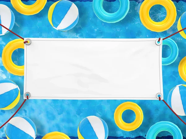 blank vinyl banner