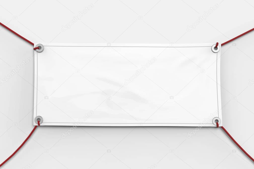 blank vinyl banner