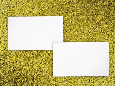 ön ve arka ad kartları boş