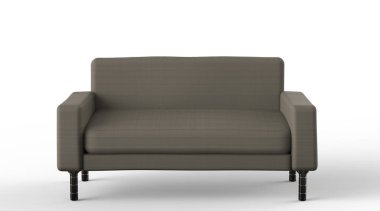 3D render gri kanepe